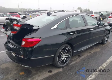 2022 Honda Accord Hybrid Touring из США, поврежденный, VIN 1HGCV3F90NA026655